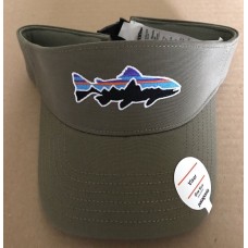 NWT Patagonia Hombre&apos;s Visor Fitz Roy Trout Quick Release Brown  eb-63137238